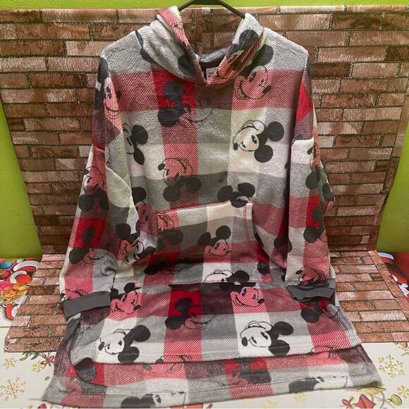 Disney Mickey Mouse Faces pajama Top L - Picture 1 of 6